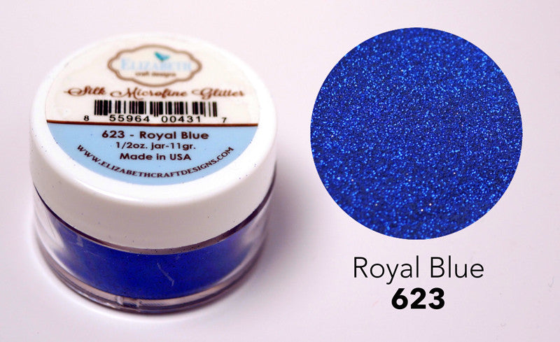 Royal Blue - Silk Microfine Glitter - Silk Microfine Glitter - ElizabethCraftDesigns.com