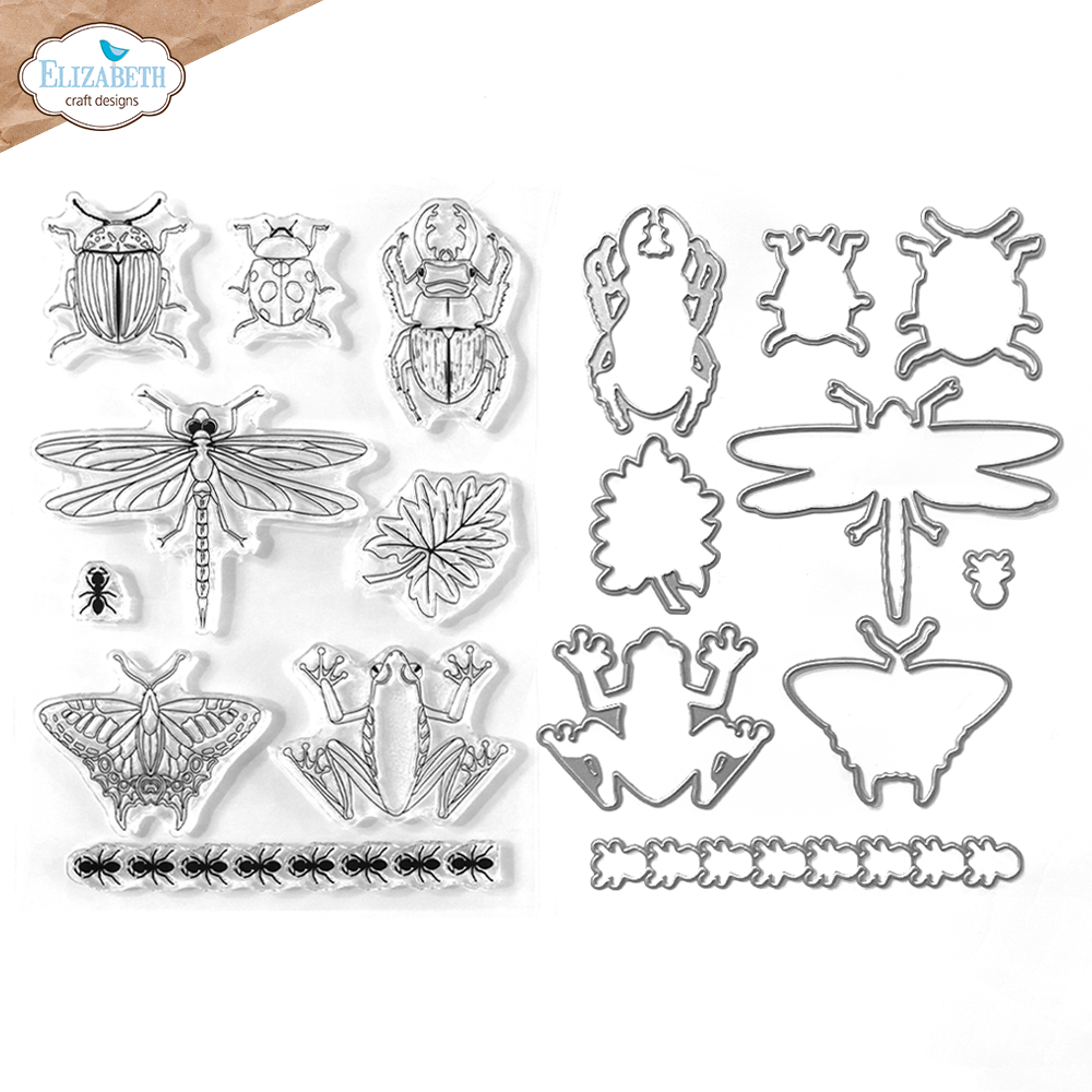 Beetles and Bugs Stamp and Die Set