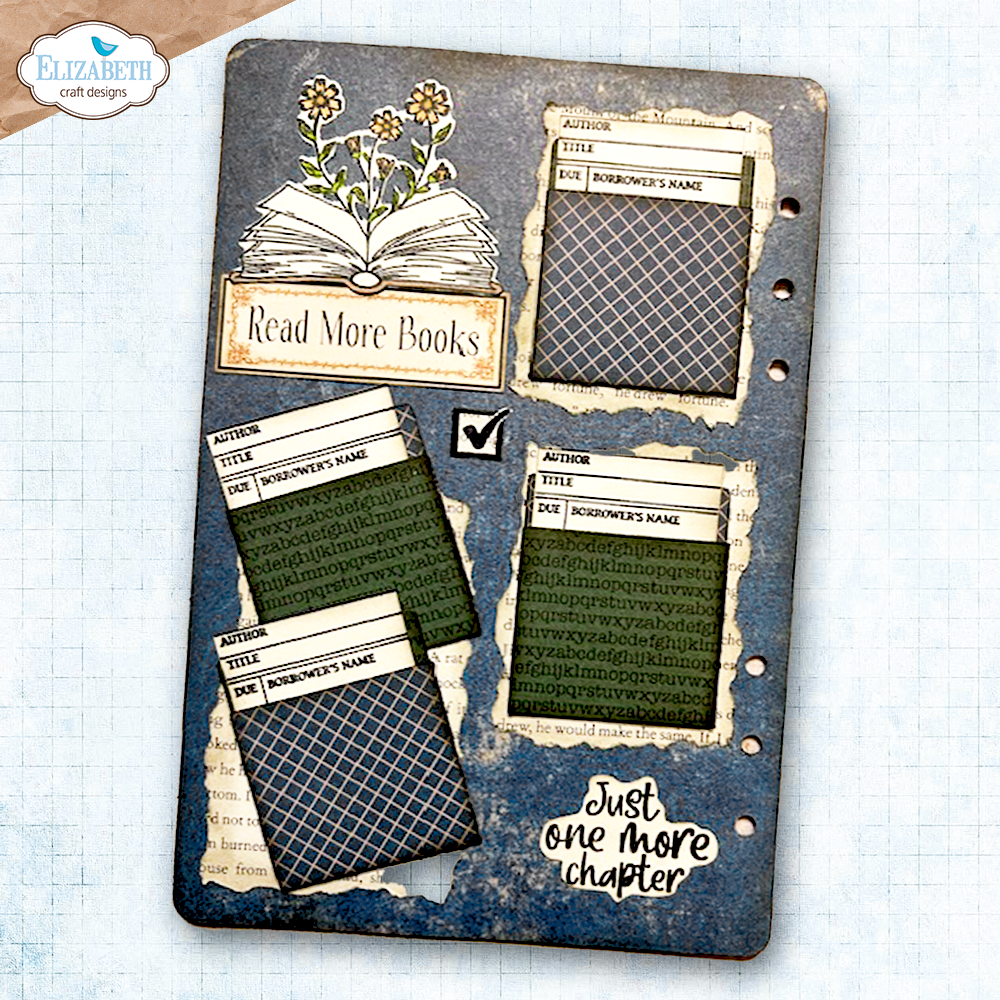 Book Lover Stamp and Die Set