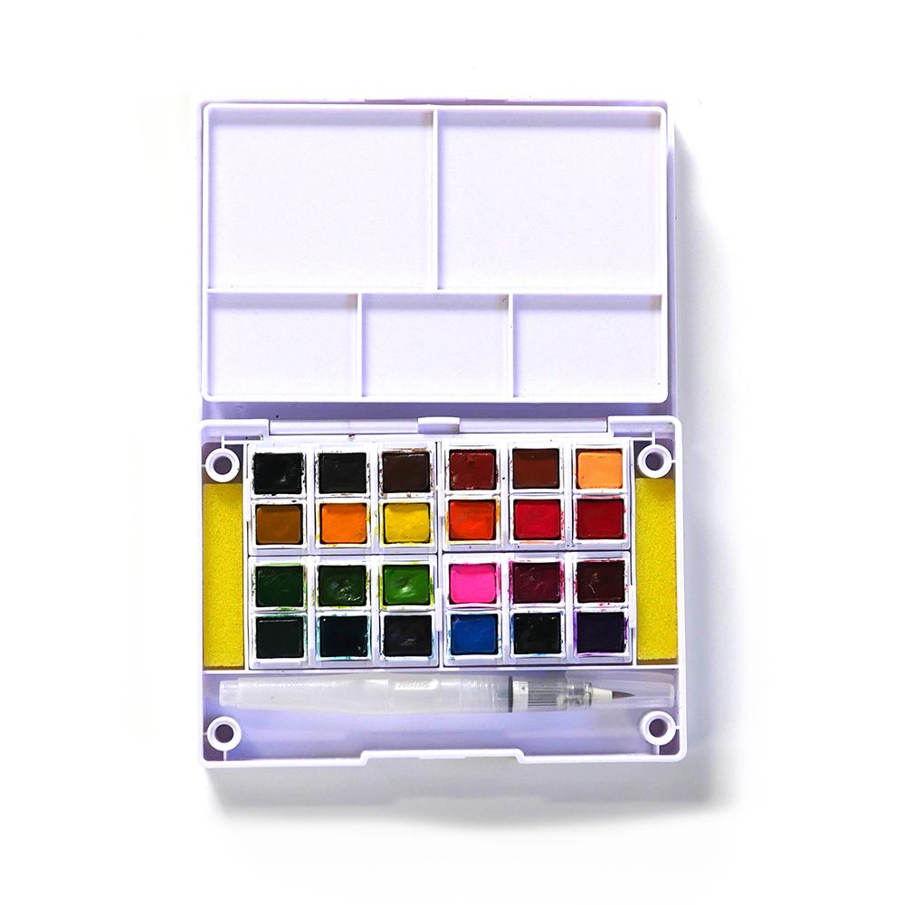 Watercolor Palette, 24 colors