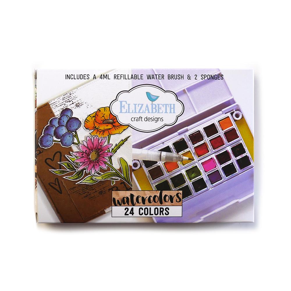 Watercolor Palette, 24 colors