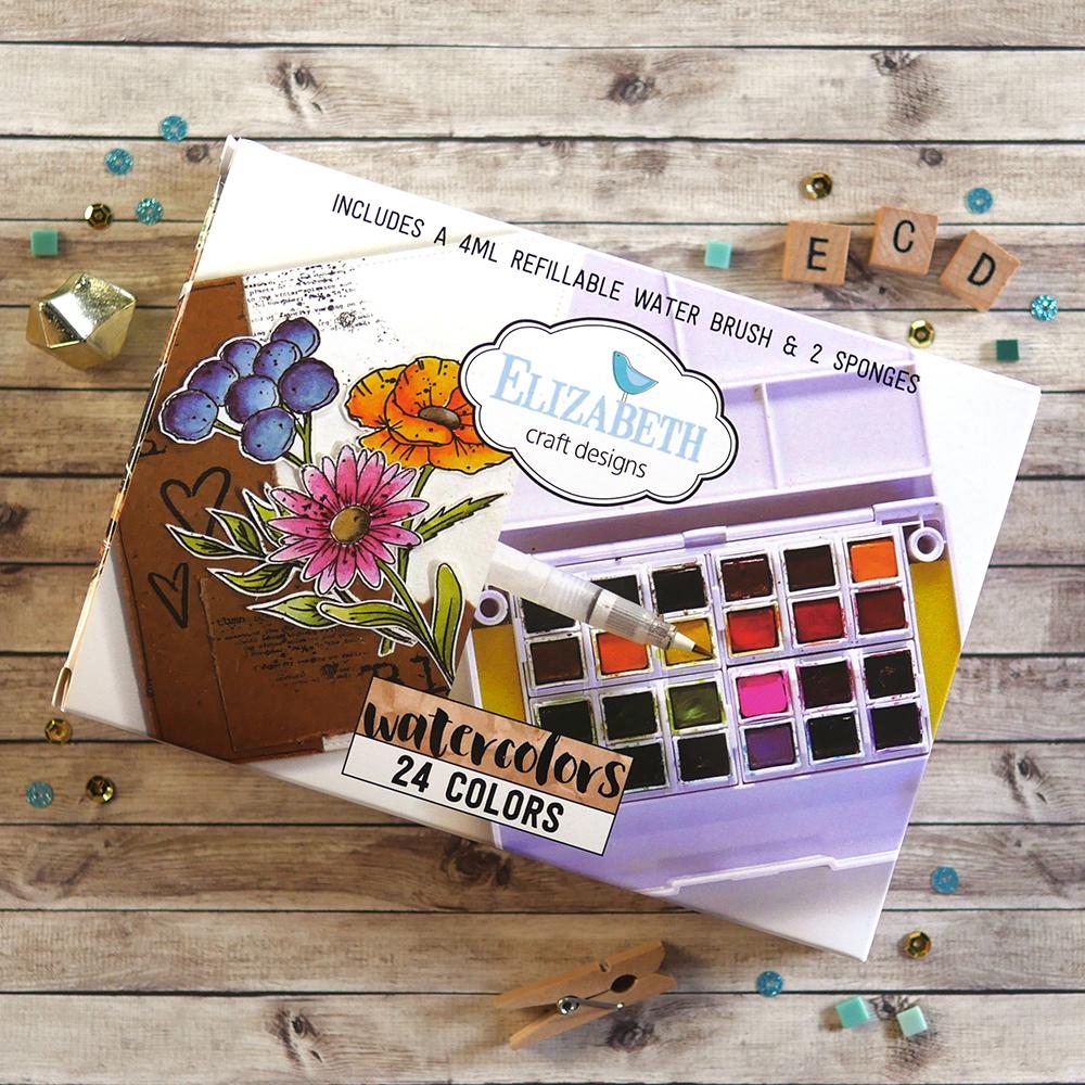 Watercolor Palette, 24 colors