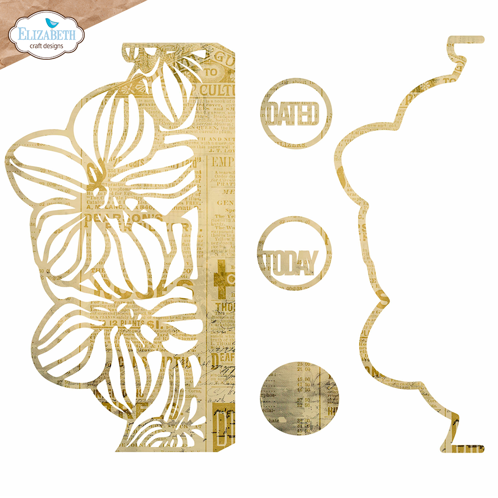 Borderpage with flowers