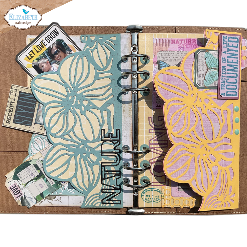 Borderpage with flowers