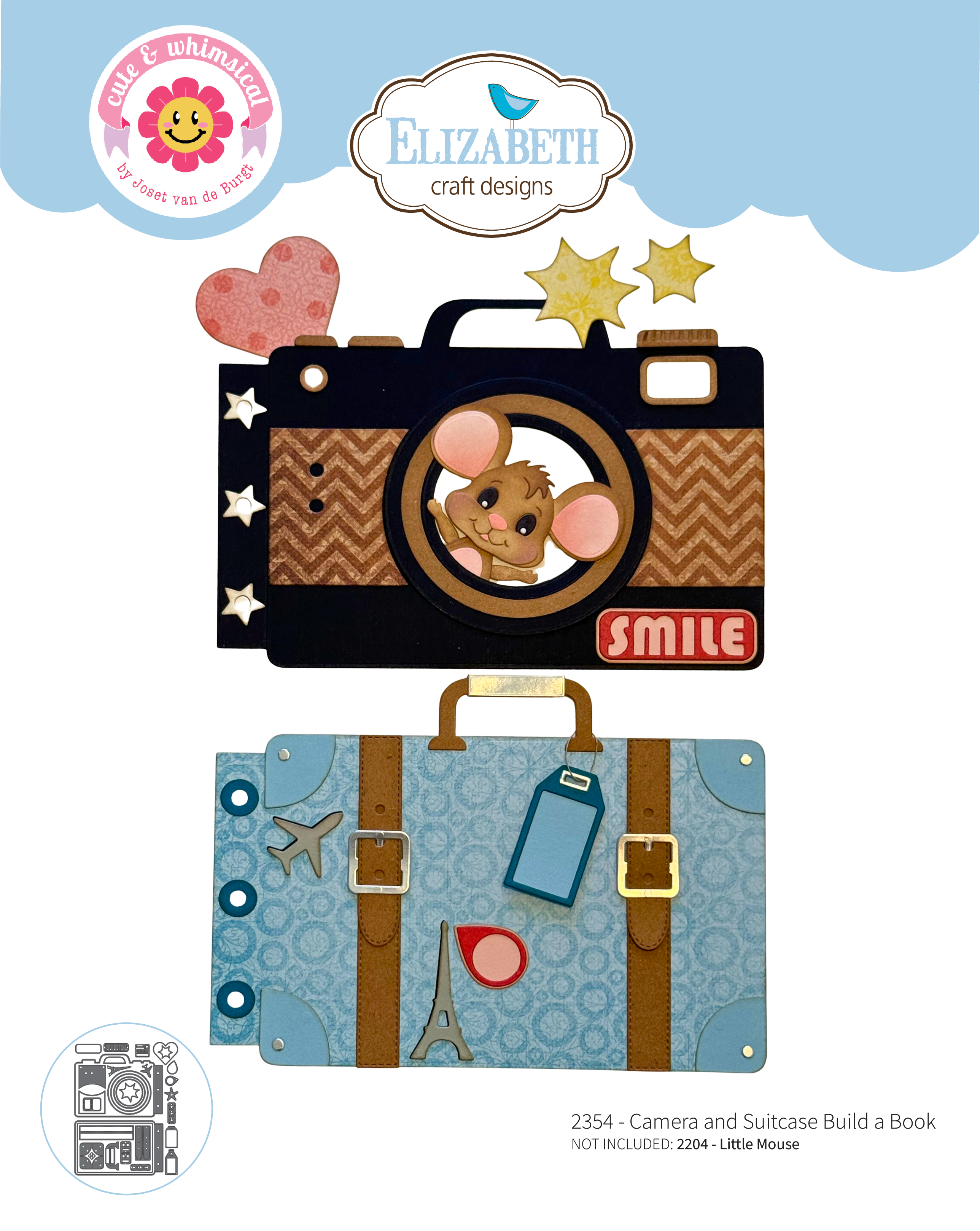 Camera and Suitcase Build a Book