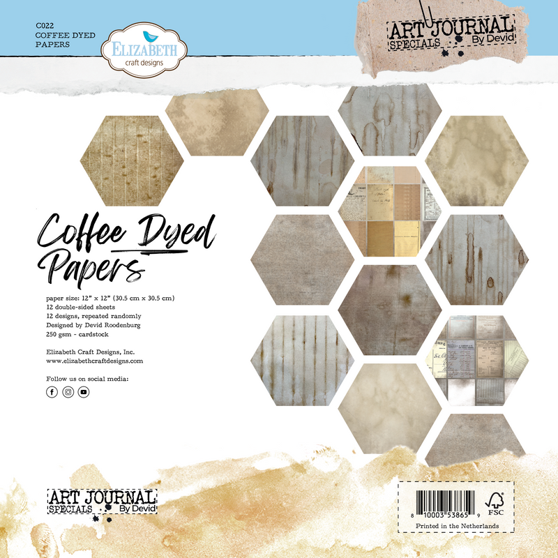 Coffee Dyed Papers