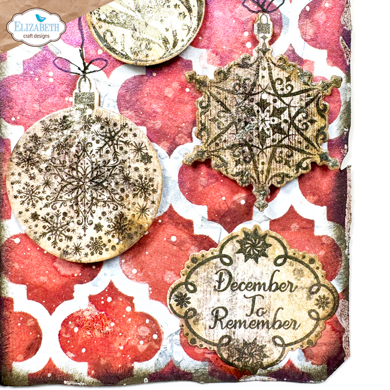 December Romance Stamp and Die Set