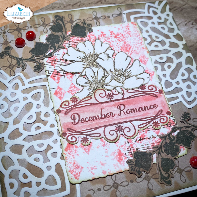 December Romance Stamp and Die Set