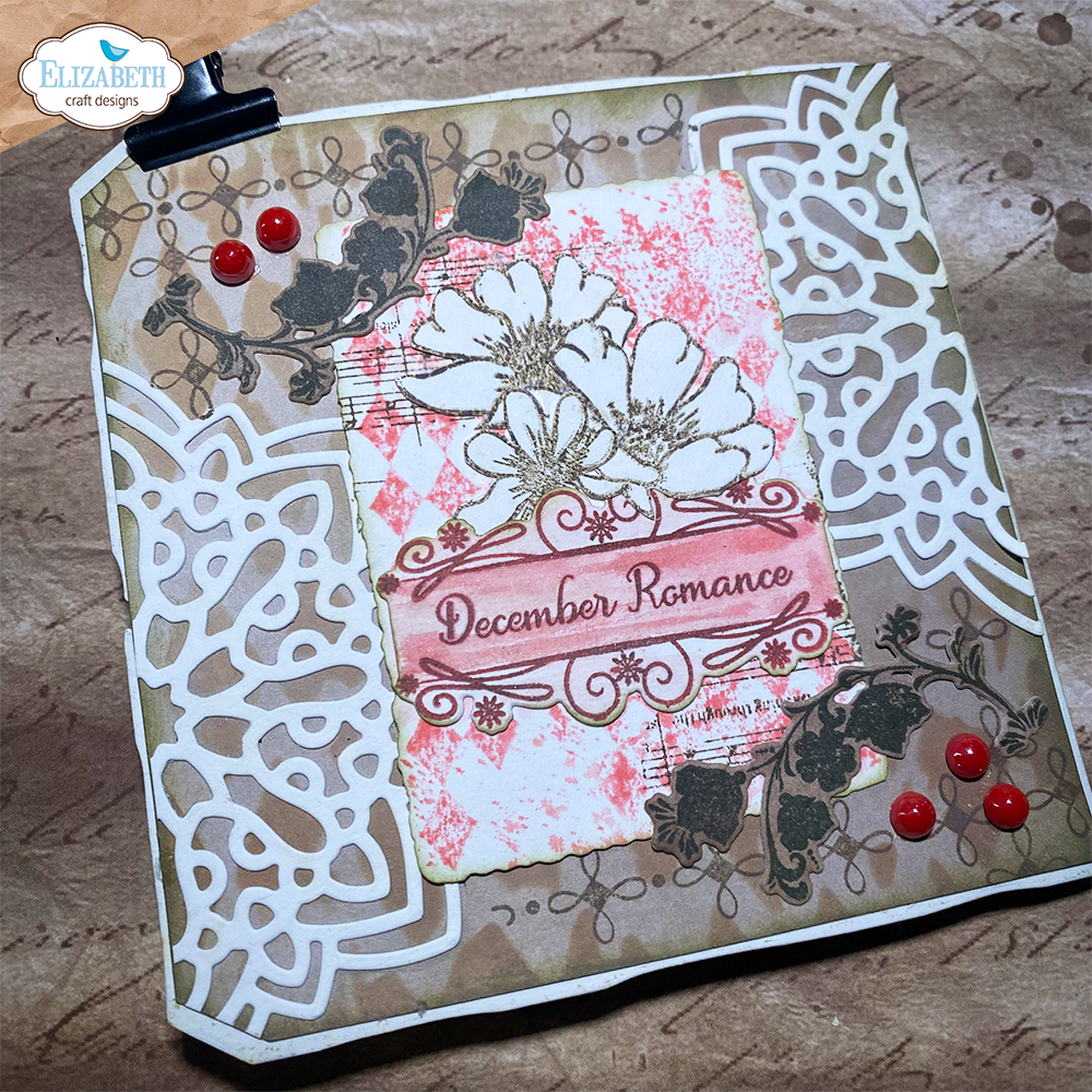 December Romance Stamp and Die Set