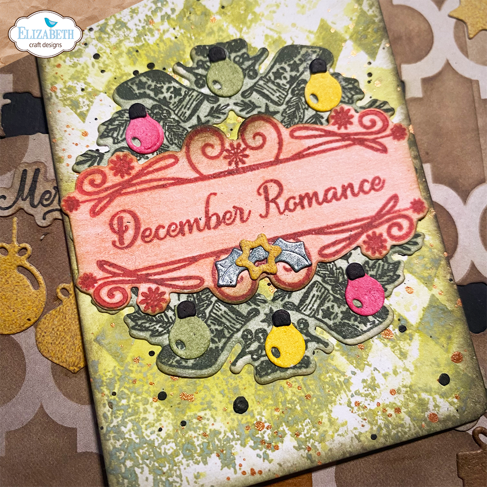 December Romance Stamp and Die Set