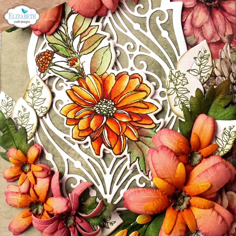 Autumn Harvest Florals Stamp and Die Set