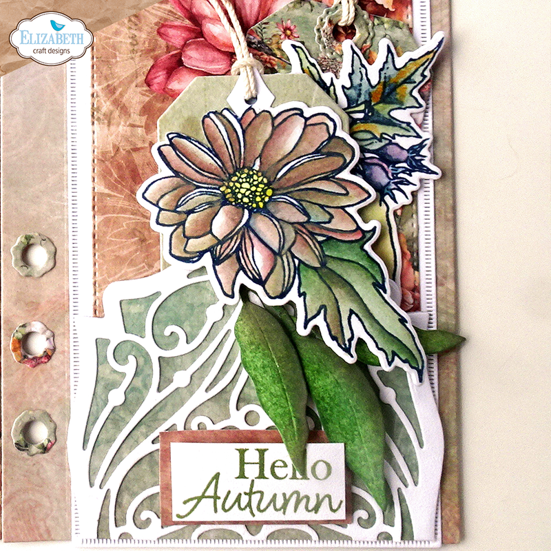 Autumn Harvest Florals Stamp and Die Set