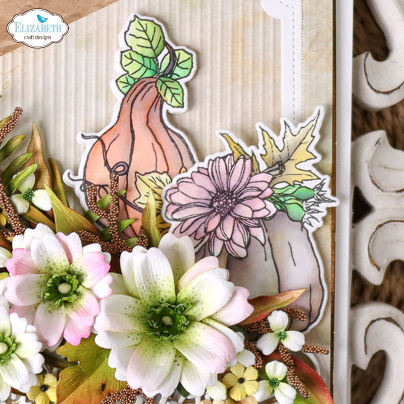 Autumn Harvest Florals Stamp and Die Set