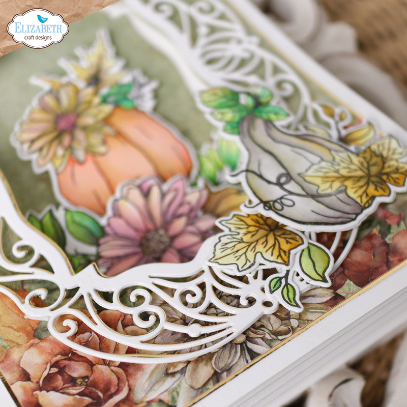 Autumn Harvest Florals Stamp and Die Set