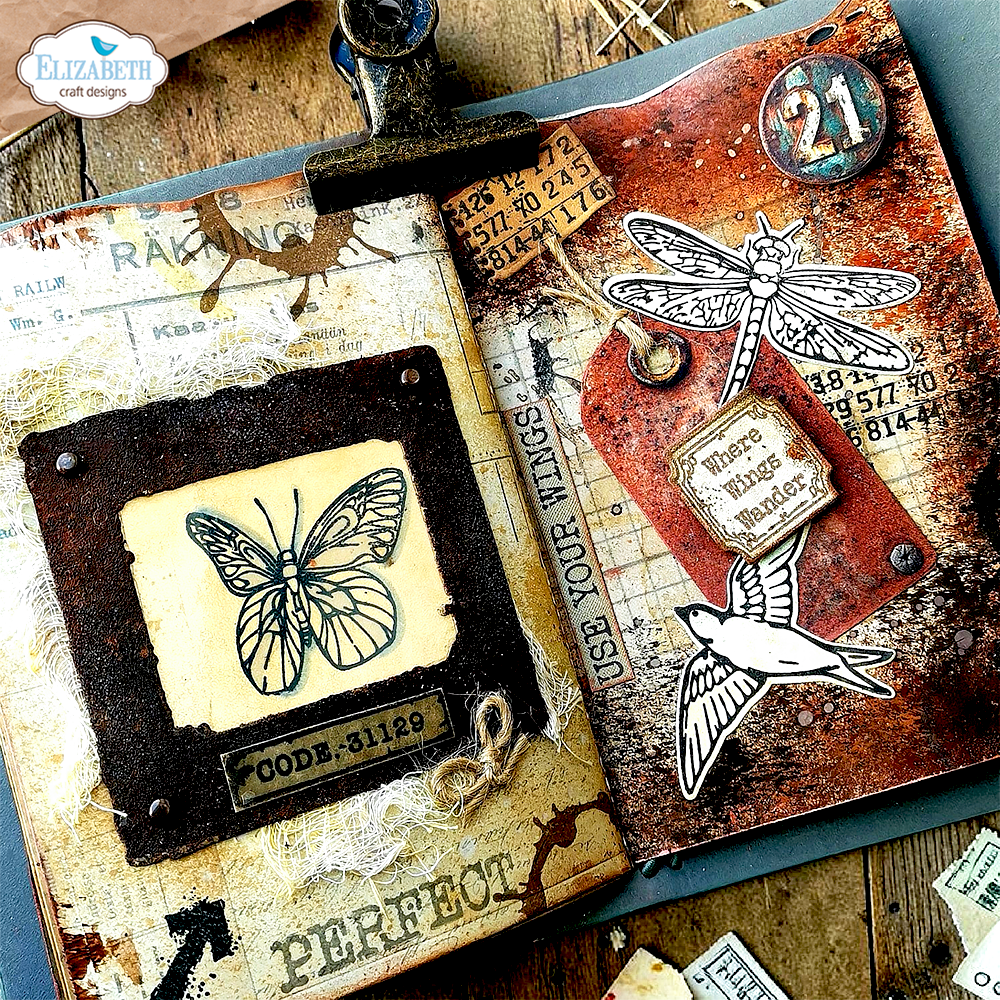 Where Wings Wander Stamp and Die Set