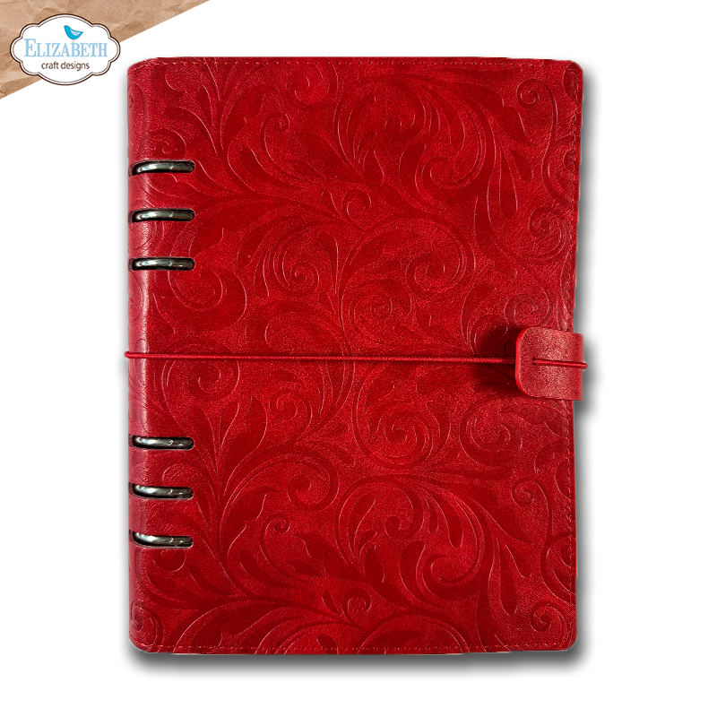 Memory Binder - Festive Red Embossed