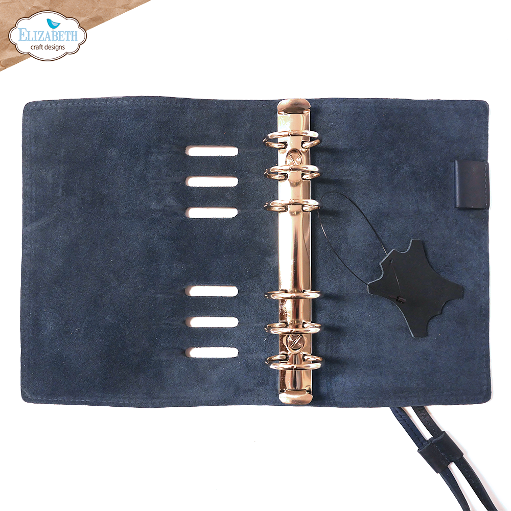 Sidekick Planner Handmade Italian Leather BLUE