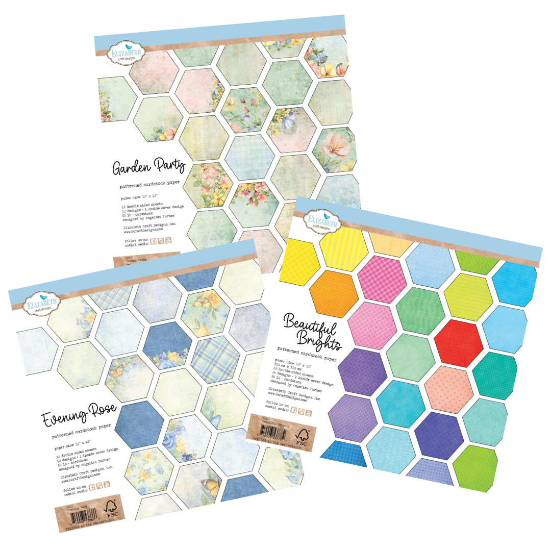 Paper Bundle - Beautiful Brights, Evening Rose & Garden Party