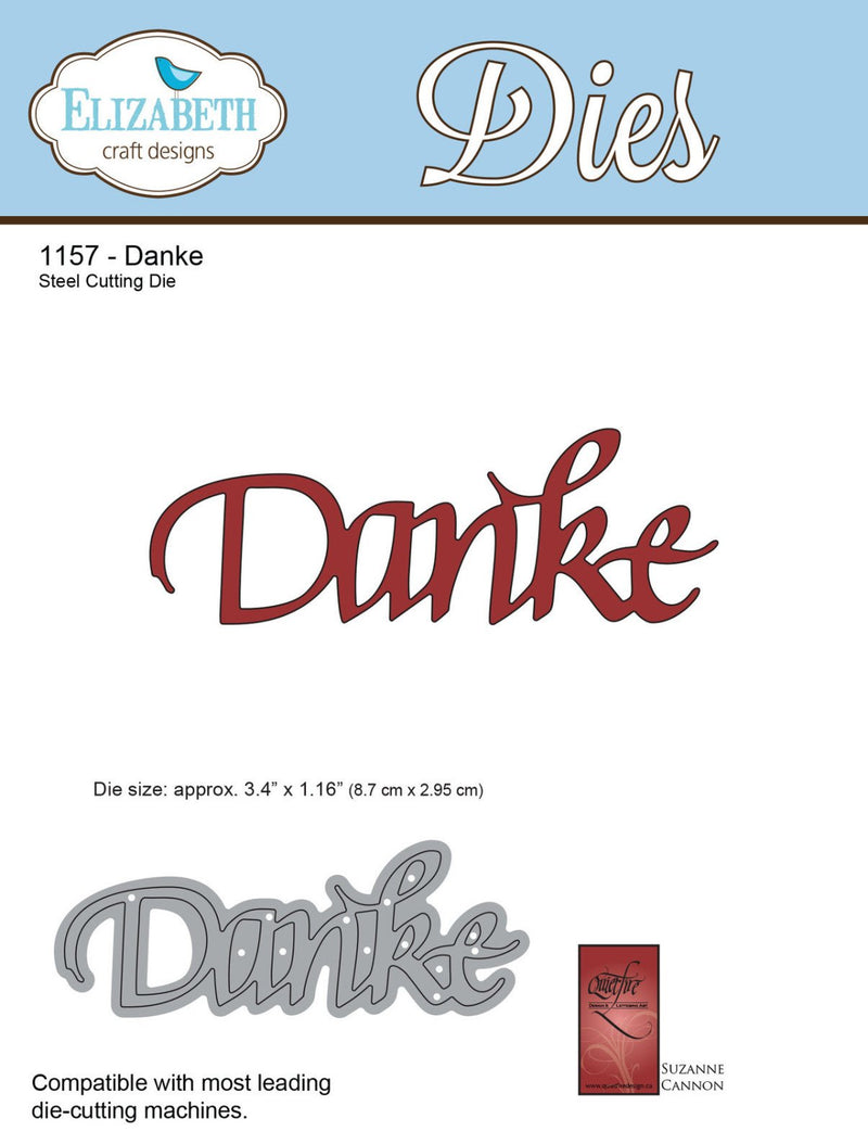 A Way With Words, Danke - ElizabethCraftDesigns.com