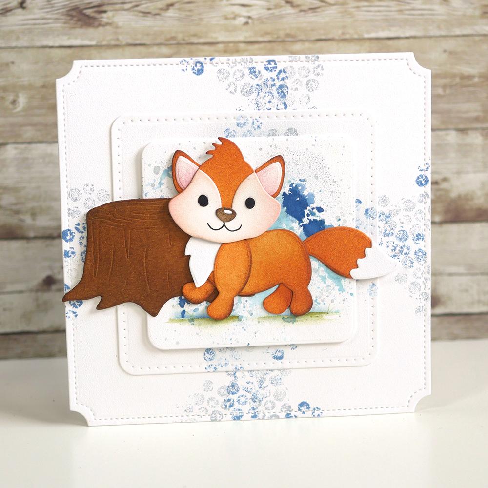 Stitched Indented Square