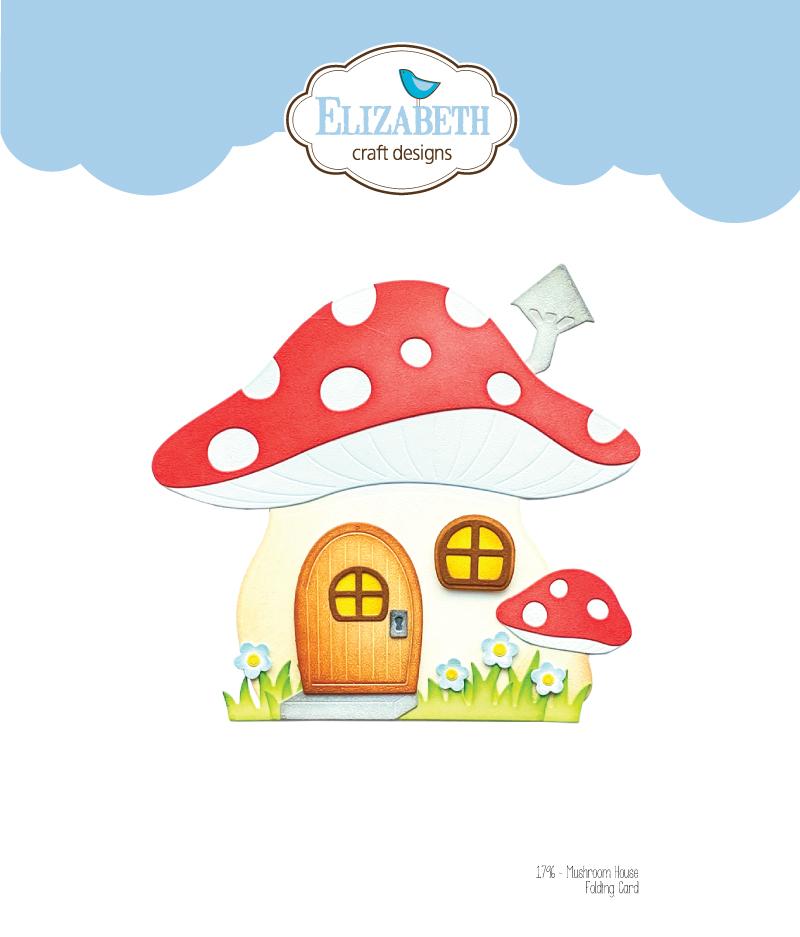 Mushroom House Folding Card