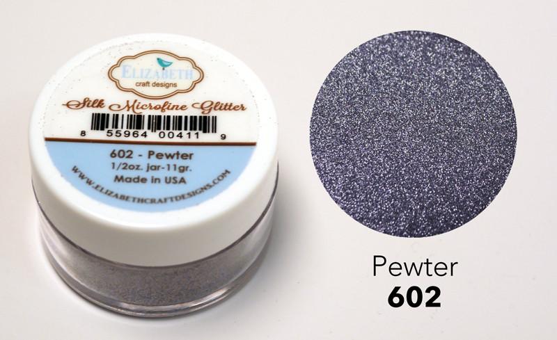 Pewter - Silk Microfine Glitter - Silk Microfine Glitter - ElizabethCraftDesigns.com