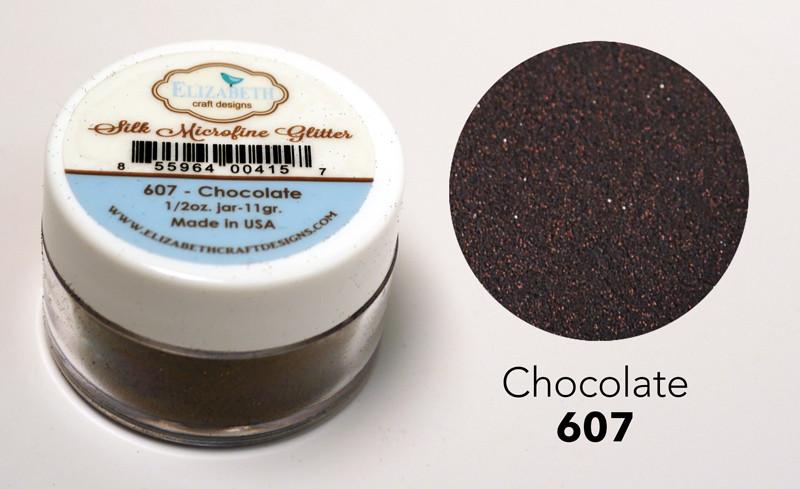 Chocolate - Silk Microfine Glitter - ElizabethCraftDesigns.com