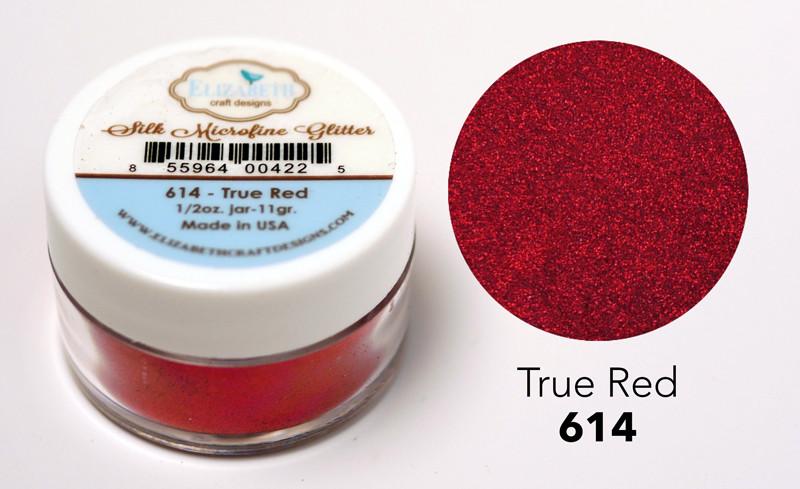 True Red - Silk Microfine Glitter - Silk Microfine Glitter - ElizabethCraftDesigns.com