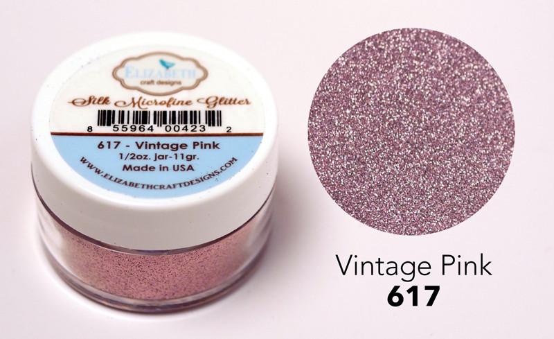Vintage Pink - Silk Microfine Glitter