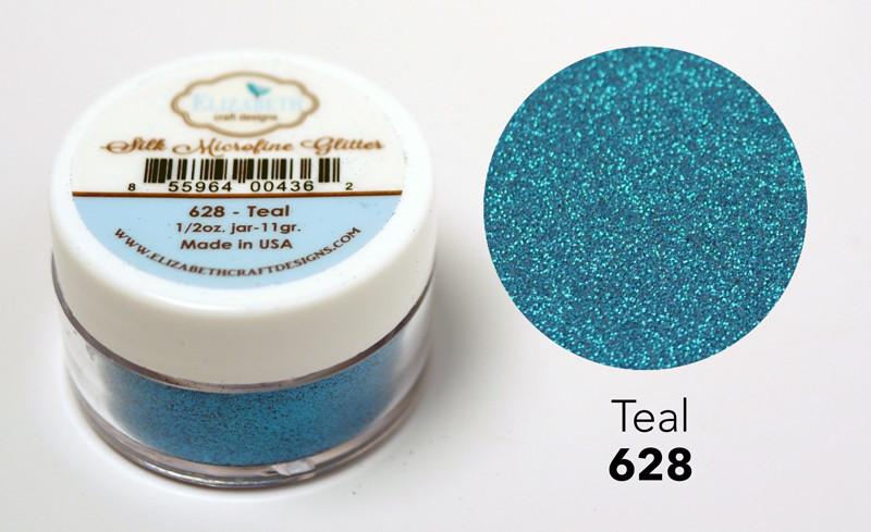 Teal - Silk Microfine Glitter - Silk Microfine Glitter - ElizabethCraftDesigns.com