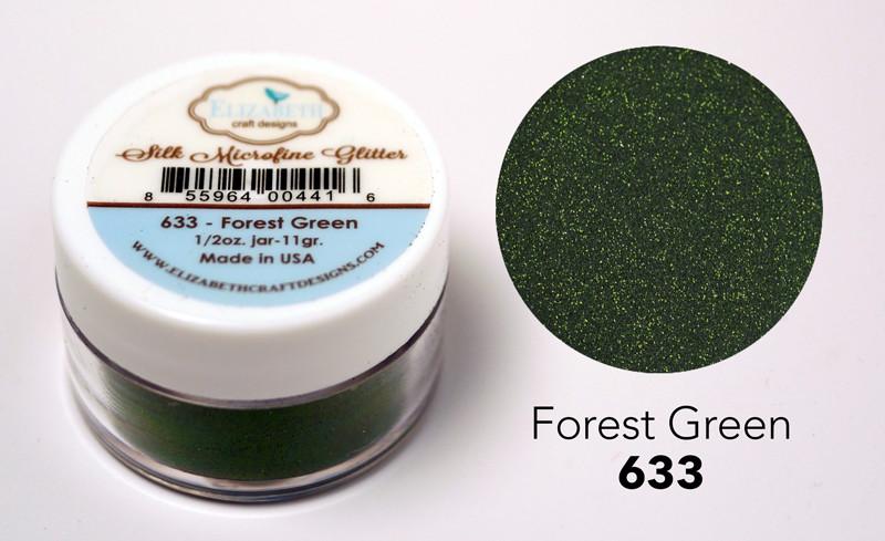 Forest Green - Silk Microfine Glitter - Silk Microfine Glitter - ElizabethCraftDesigns.com