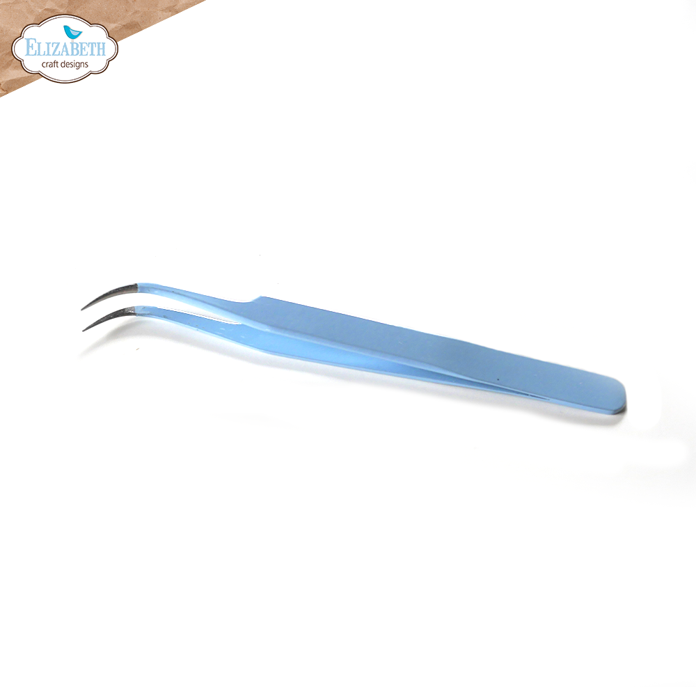 Elizabeth Craft Designs Fine Pointed Tweezer color Blue