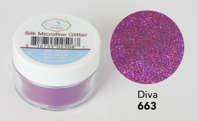 Diva - Silk Microfine Glitter - Silk Microfine Glitter - ElizabethCraftDesigns.com