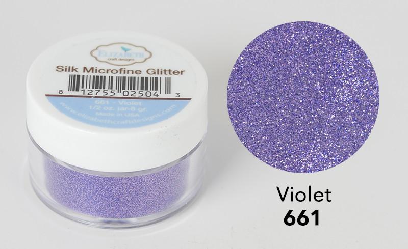 Violet - Silk Microfine Glitter - Silk Microfine Glitter - ElizabethCraftDesigns.com