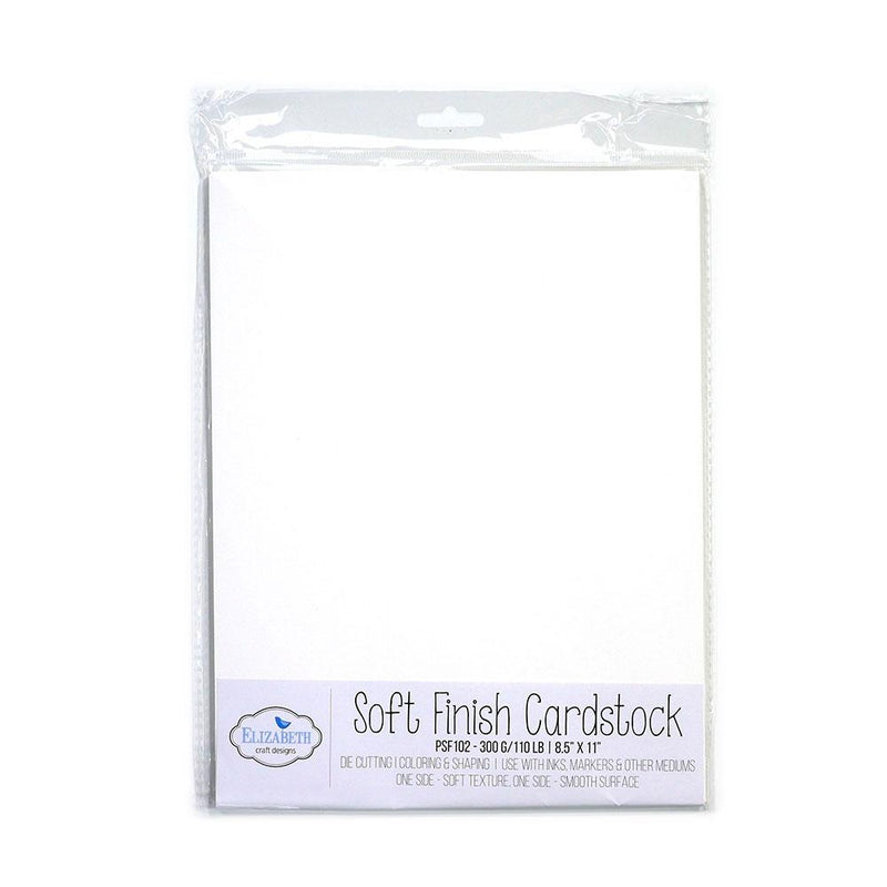 Soft Finish Cardstock 8.5" X 11" - 300G/110LB - 10 pack